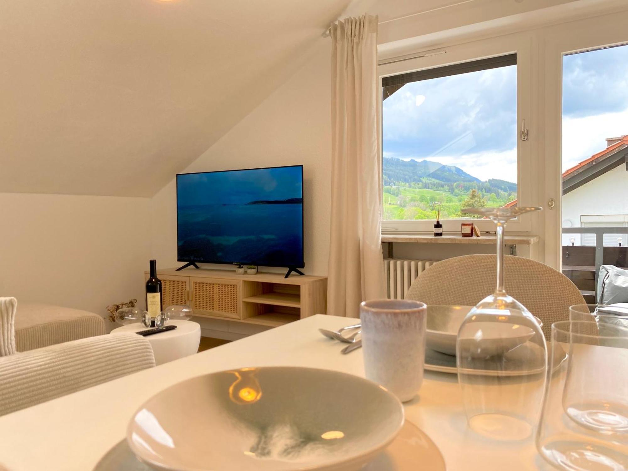 Best Butler Alpspitz Apartment Kueche Parken Balkon 네쎌방 외부 사진